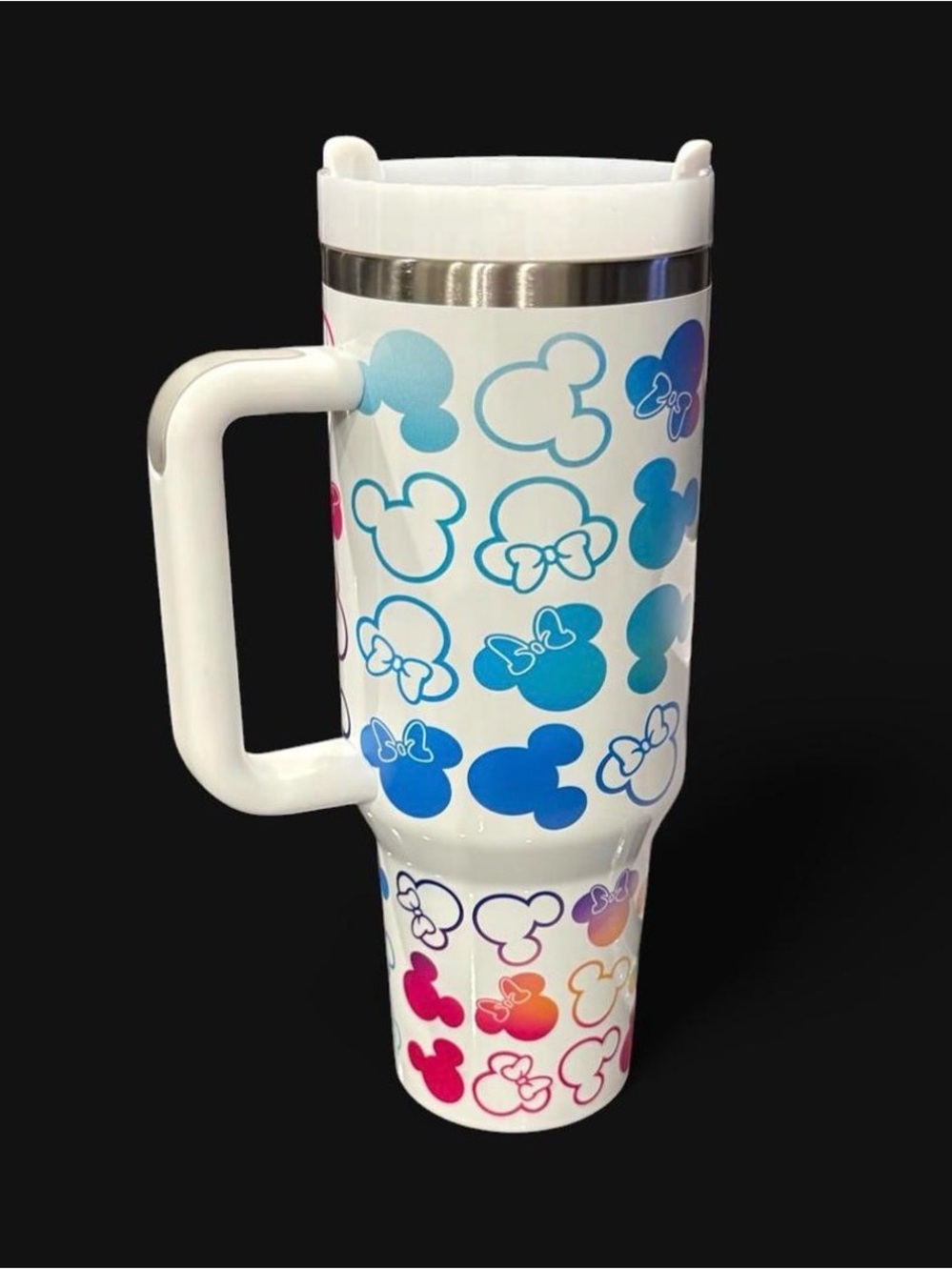 NWT 40oz Mickey & Minni Mouse Travel Mug